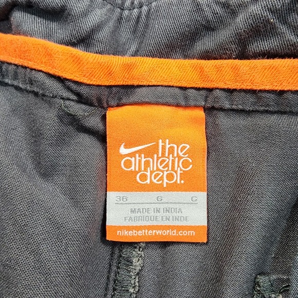 Nike The Athletic Dept MENS SIZE 36 Cargo Shorts Gray VINTAGE Orange Tag Skate - Picture 7 of 11